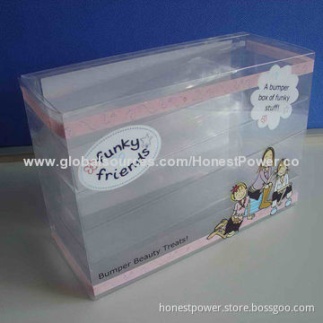 Garment Packaging Box, Made of Eco-friendly Acetate Plastic, Sizes and Designs Can be Customized